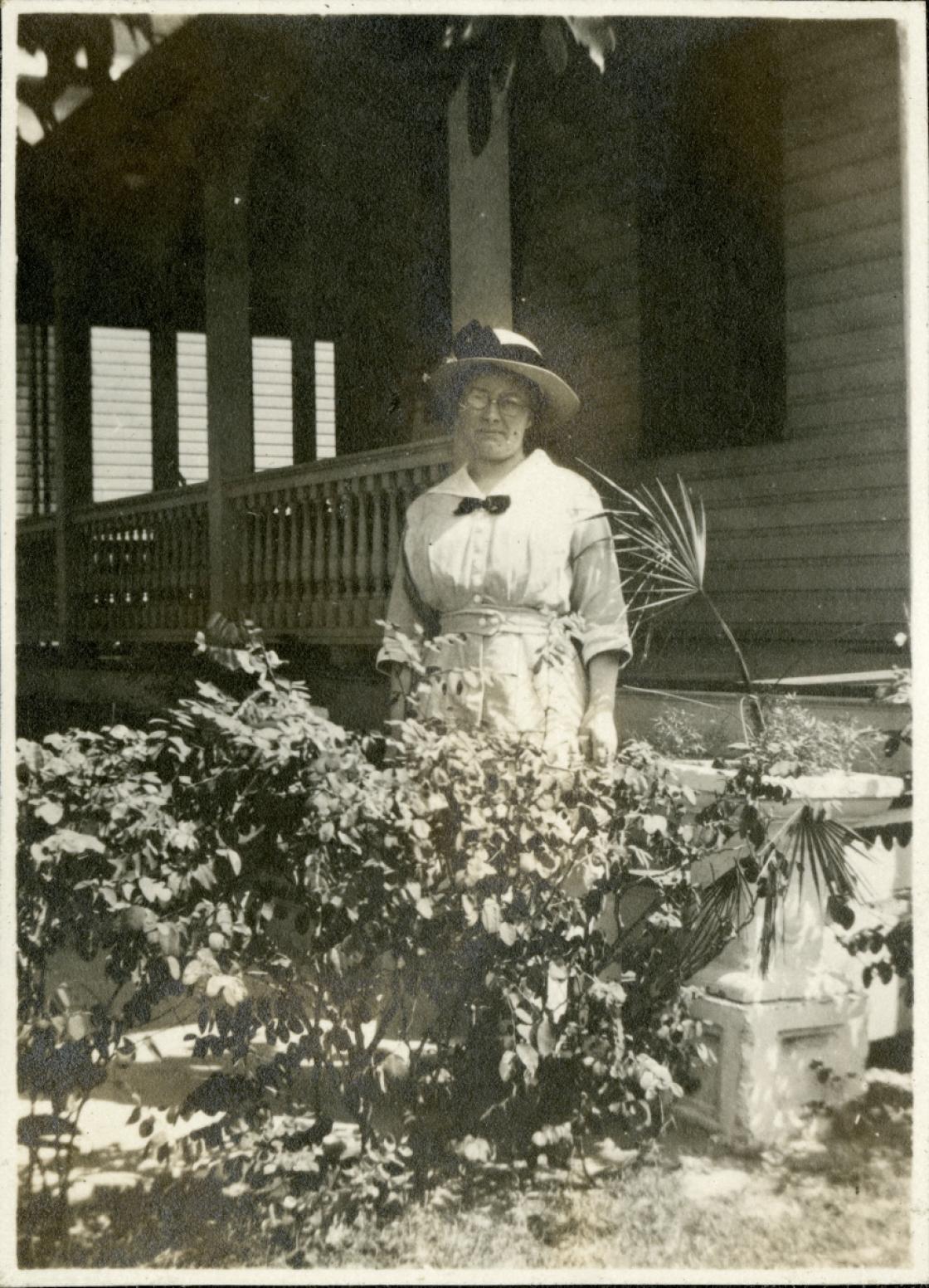 Photograph of Miss Chrome Tritton, 1916. 