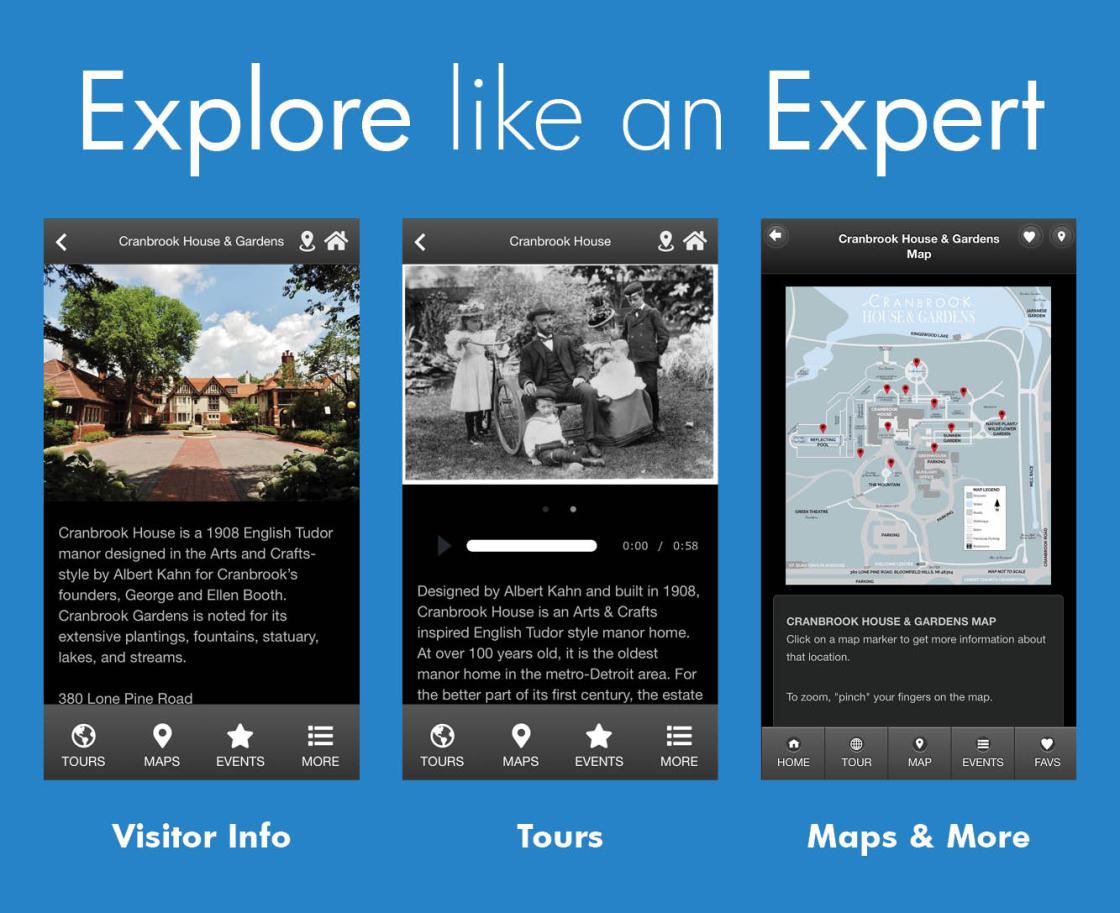 Cranbrook app promo photo for Cranbrook House & Gardens