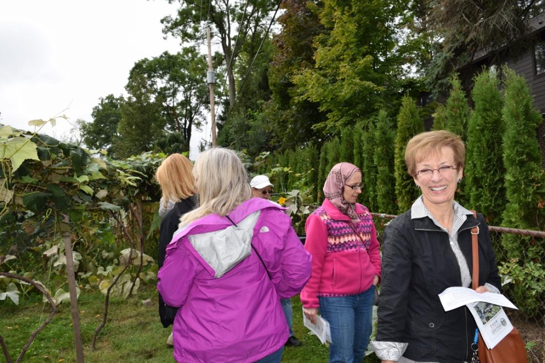 Garden Walk visitors 2015