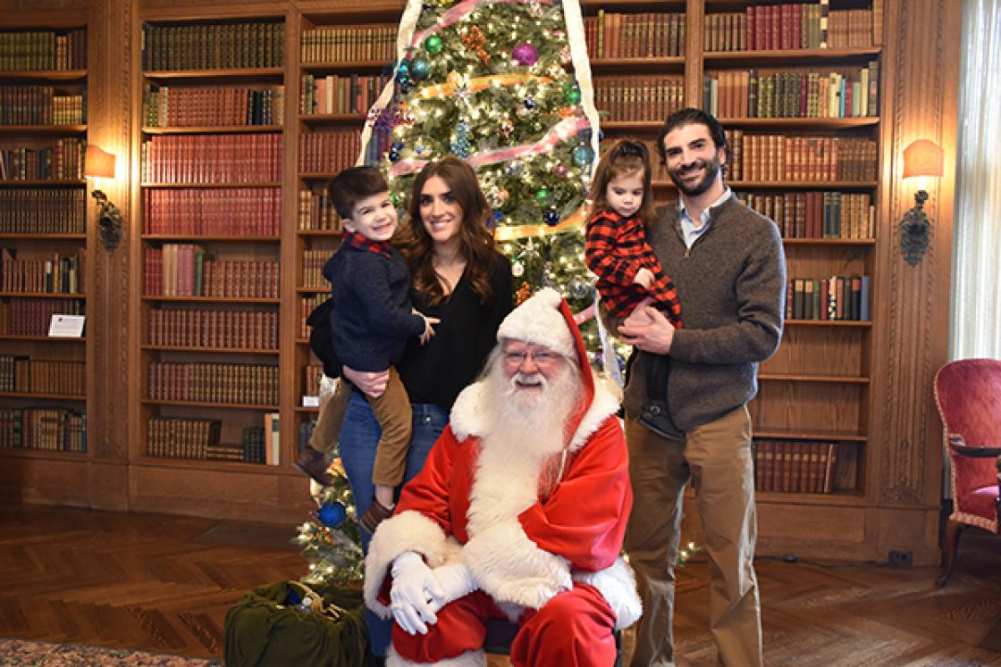 Santa at Cranbrook House with Family 2017