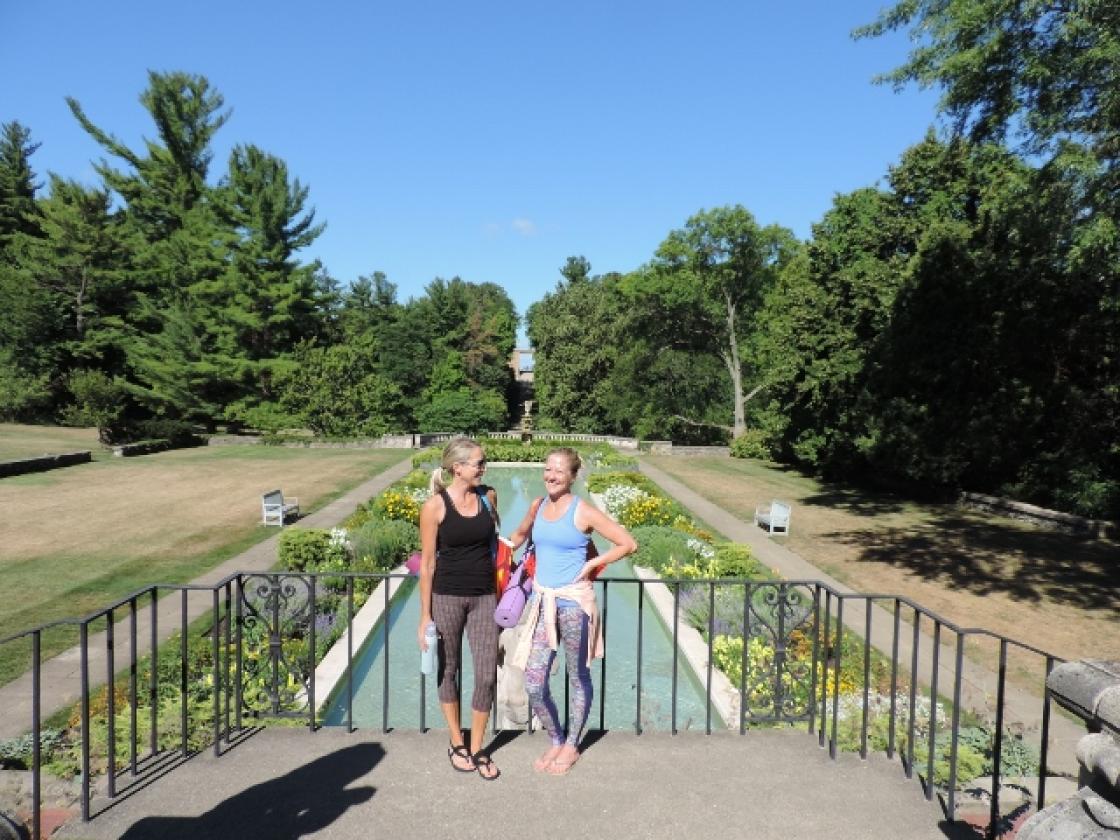 Yogis at Cranbrook Gardens 2016