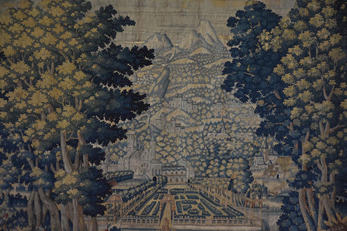 Photograph of a Cranbrook House tapestry