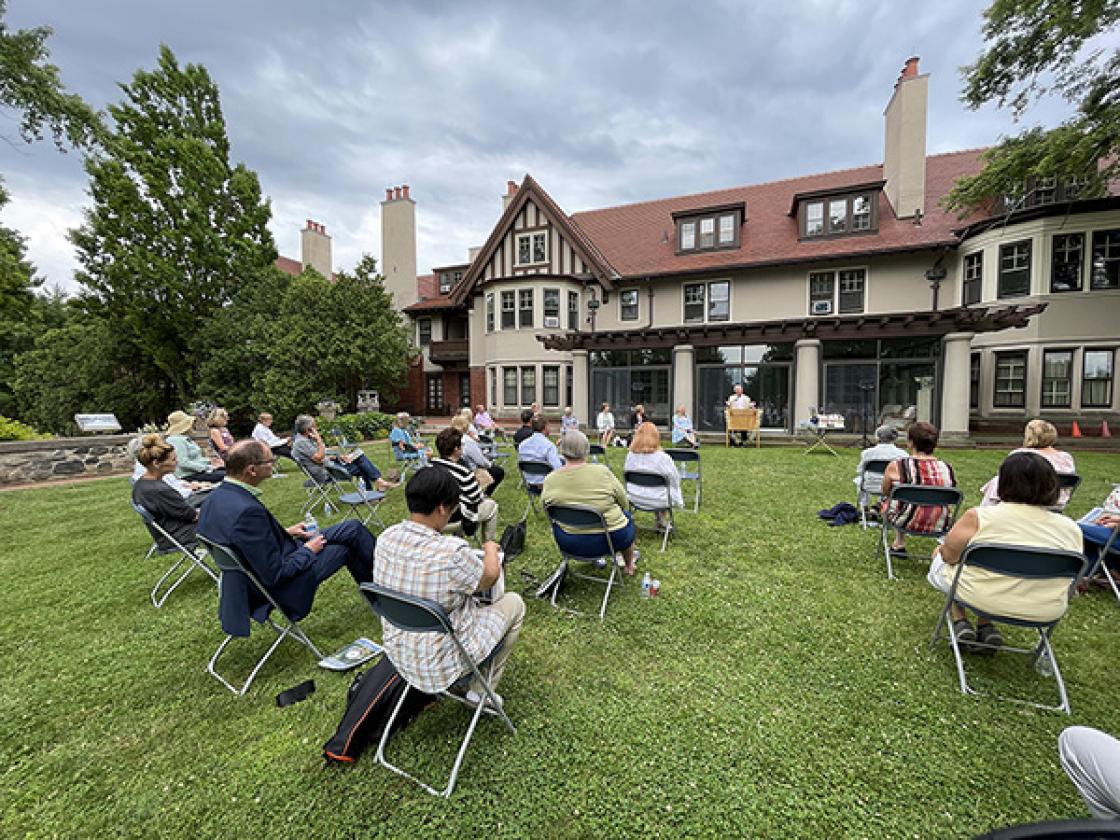 Photograph from the Cranbrook House & Gardens 2021 Annual meeting